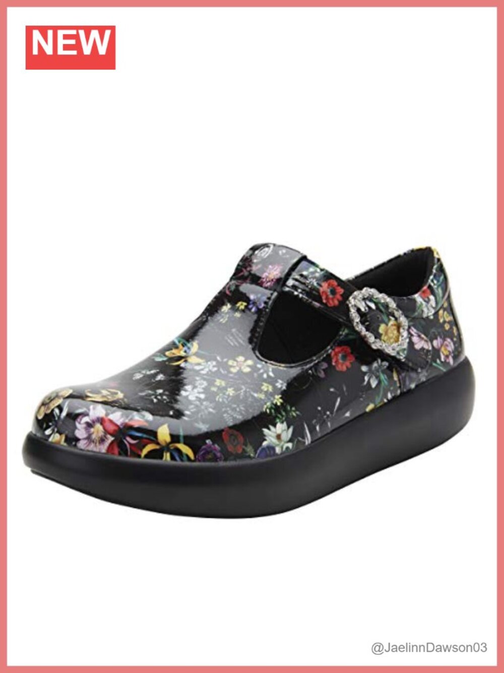Women's Vegan Leather Slip Resistant Hook & Loop Loafers